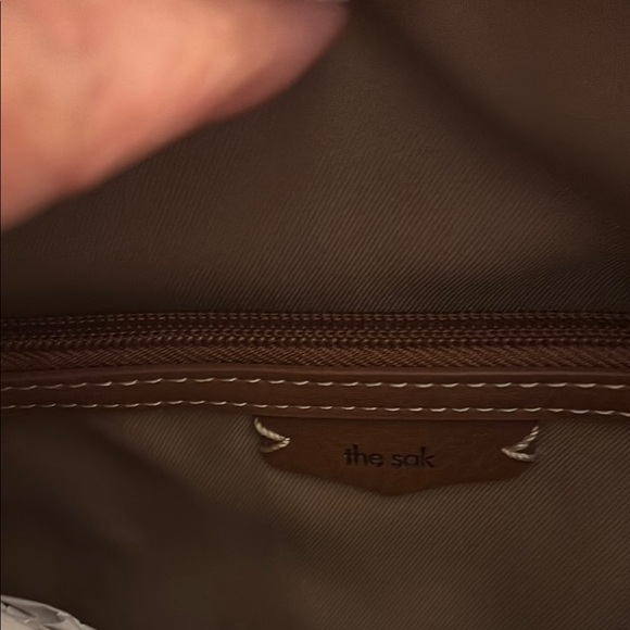 The Sak Blue and Gray Slouchy Shoulder Bag - Picture 4 of 5